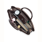 Monroe Amaris Brown Satchel - Lino Perros