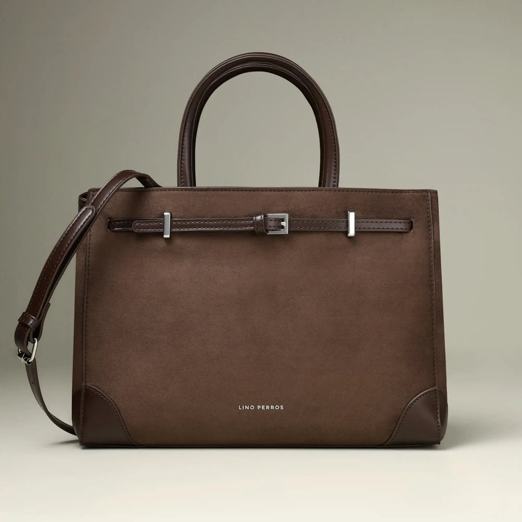 Monroe Amaris Brown Satchel - Lino Perros