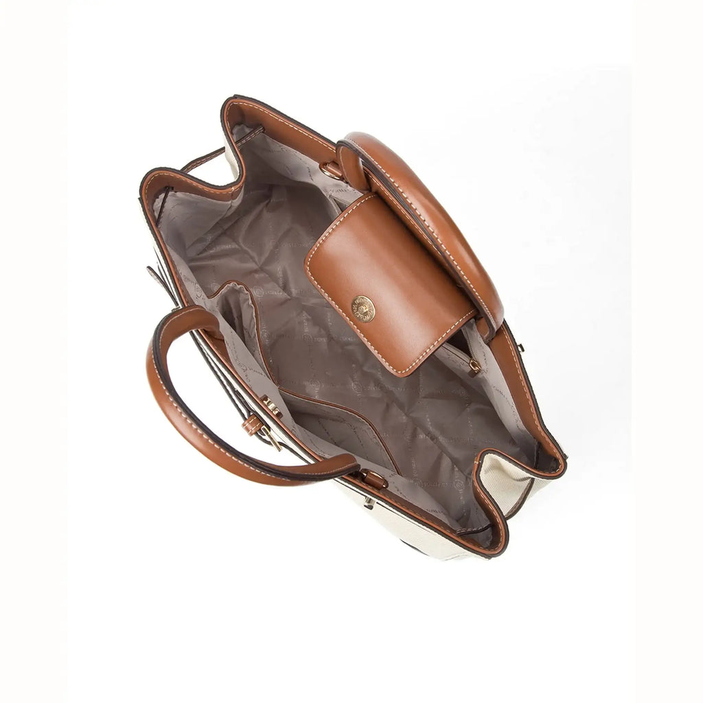 Monroe Amaris Off-White Satchel - Lino Perros