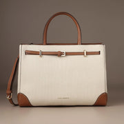 Monroe Amaris Off-White Satchel