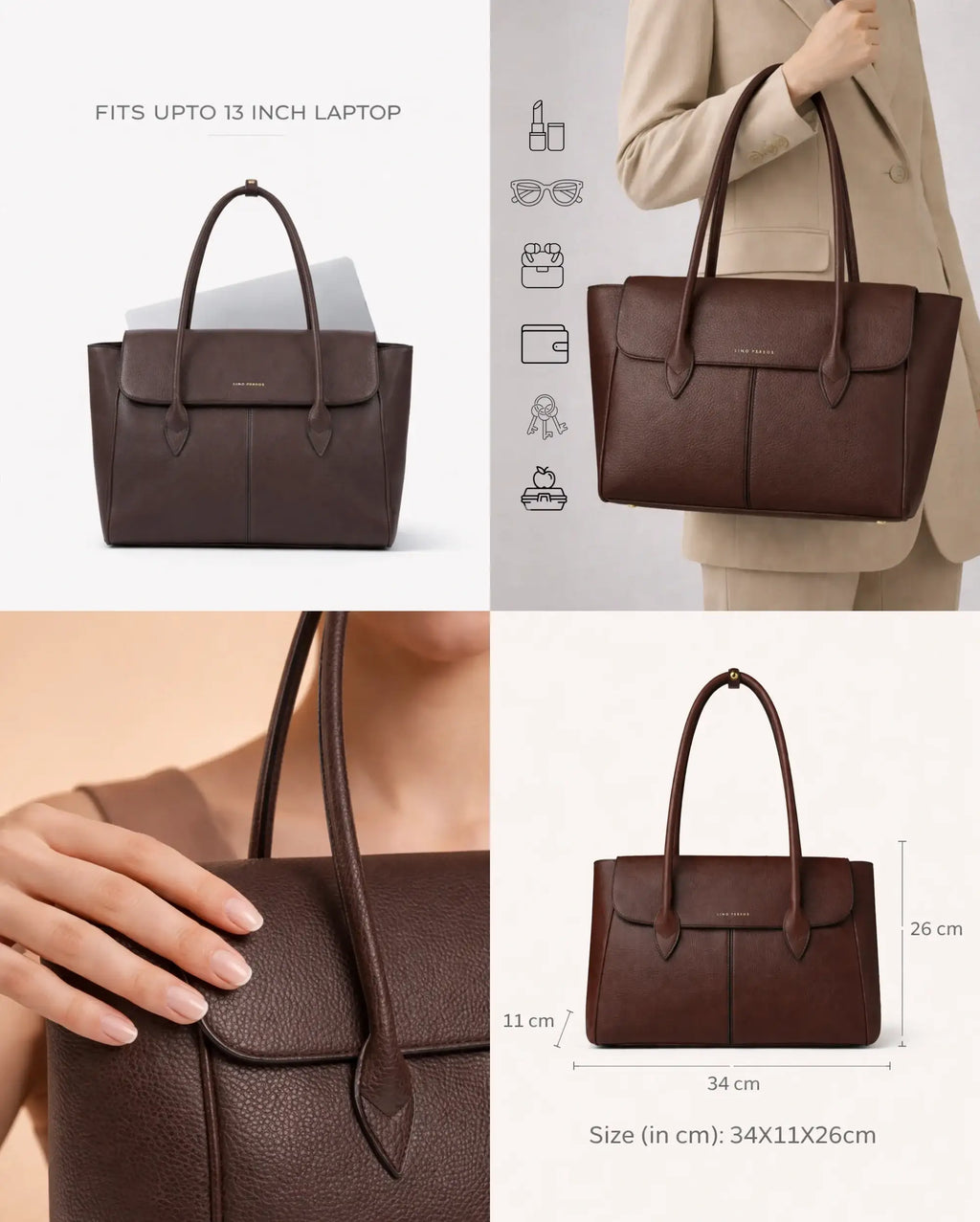 Avril Lumi Coffee Tote Bag - Lino Perros