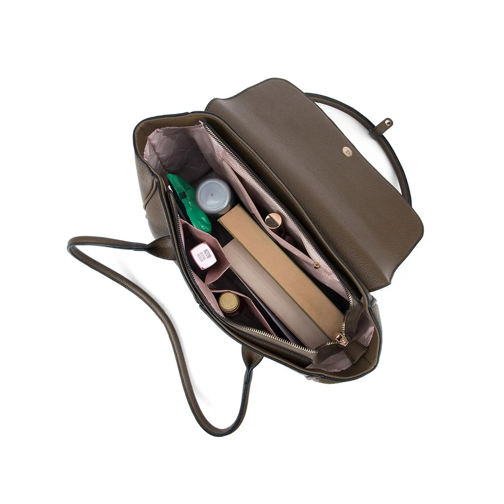 Avril Lumi Olive Tote Bag - Lino Perros