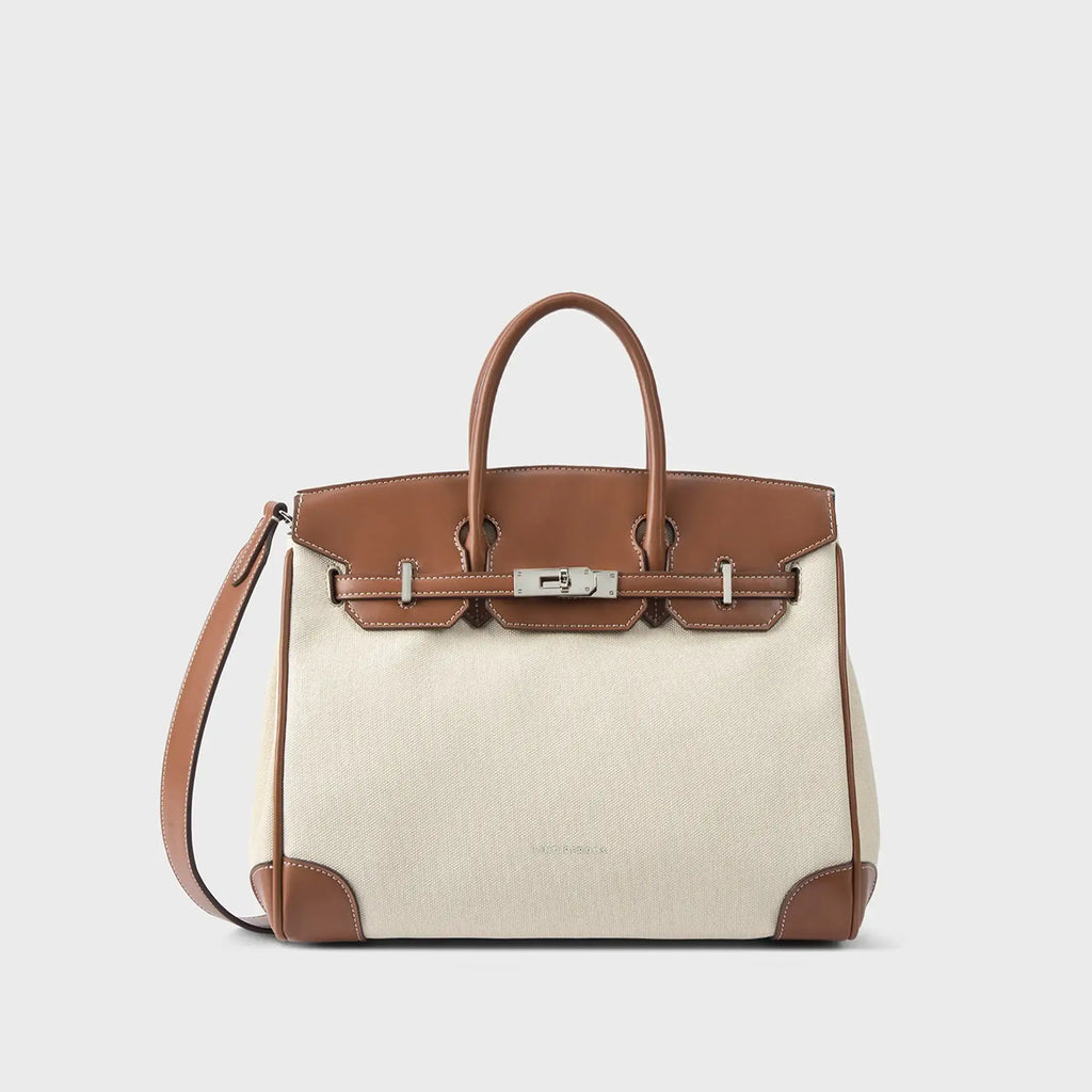 Avril Edith Off-White Satchel - Lino Perros