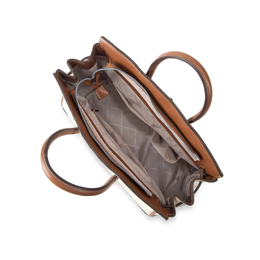 Avril Edith Off-White Satchel - Lino Perros