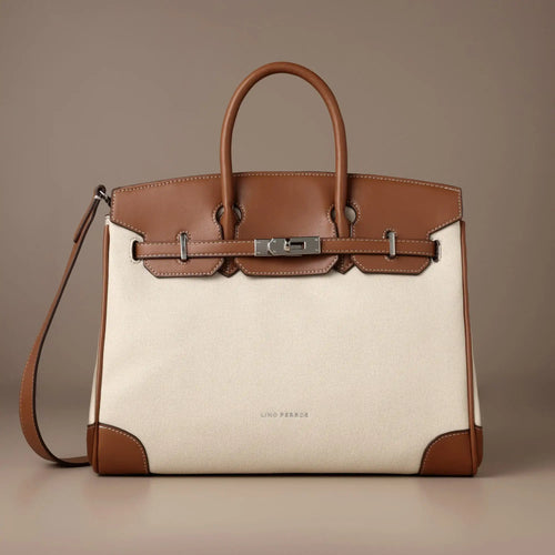 Avril Edith Off-White Satchel - Lino Perros