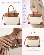 Avril Edith Off-White Satchel - Lino Perros
