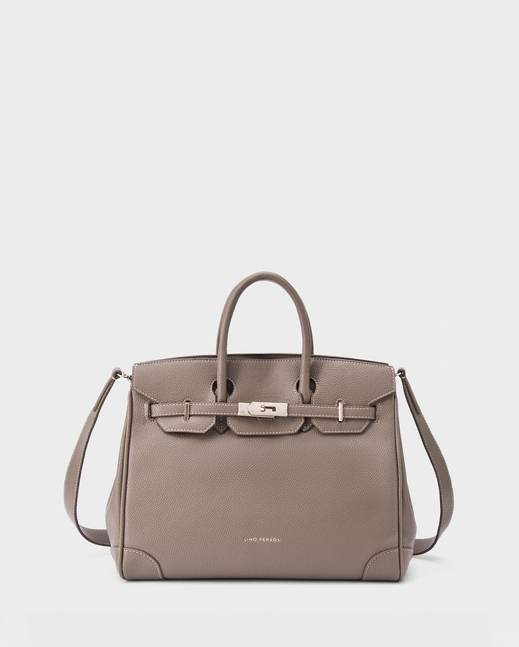 Avril Edith Taupe Satchel Bag