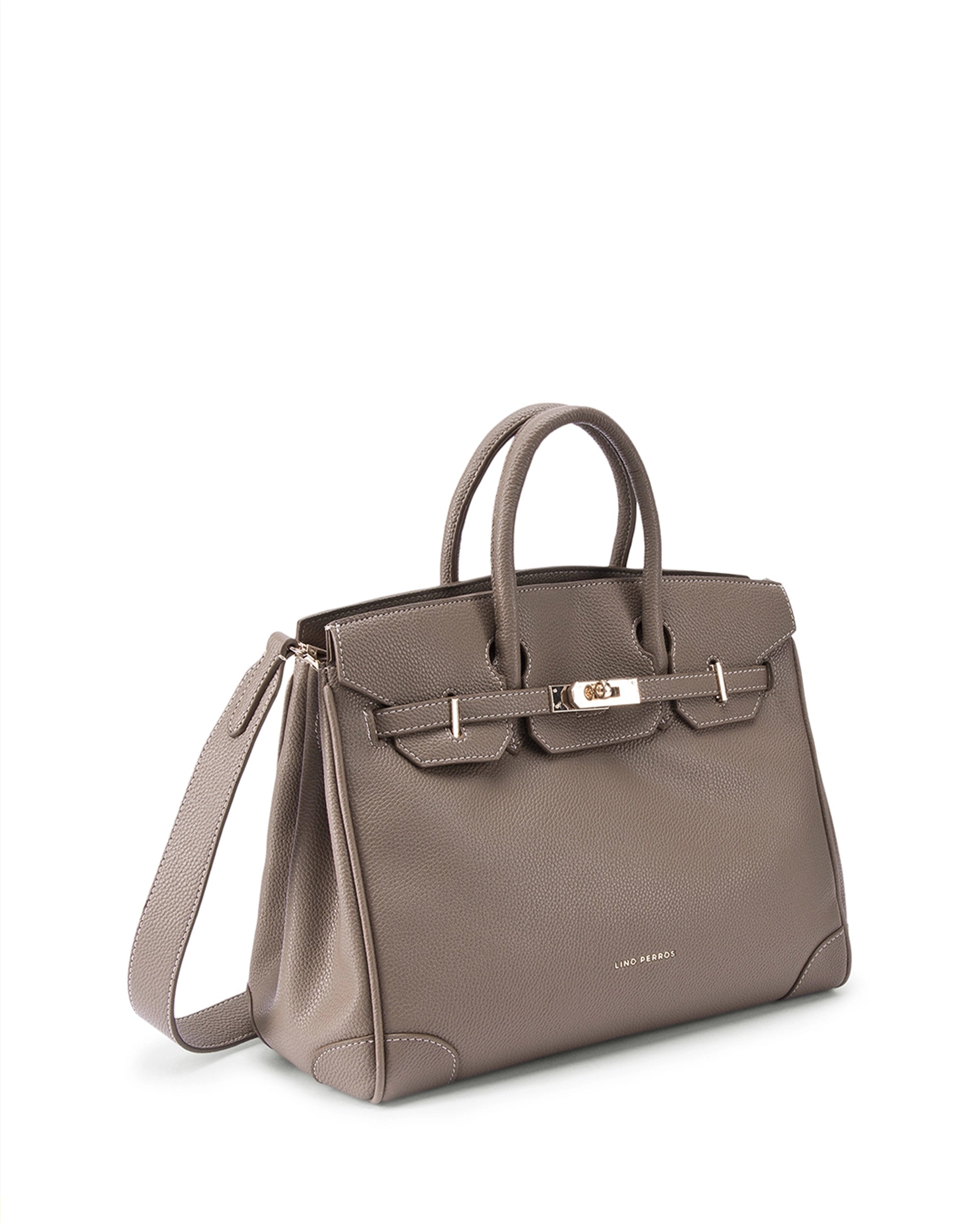 Avril Edith Taupe Satchel Bag