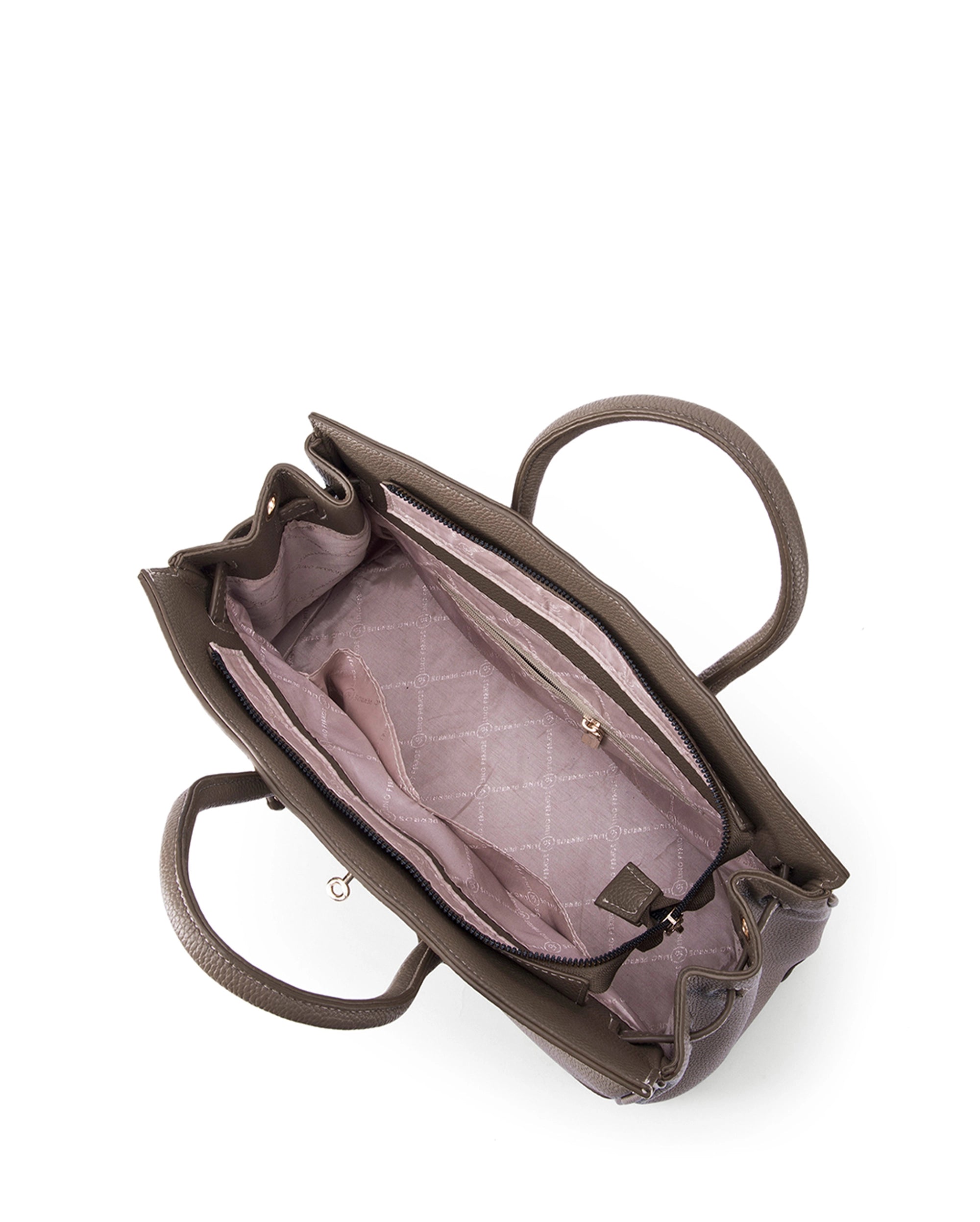 Avril Edith Taupe Satchel Bag
