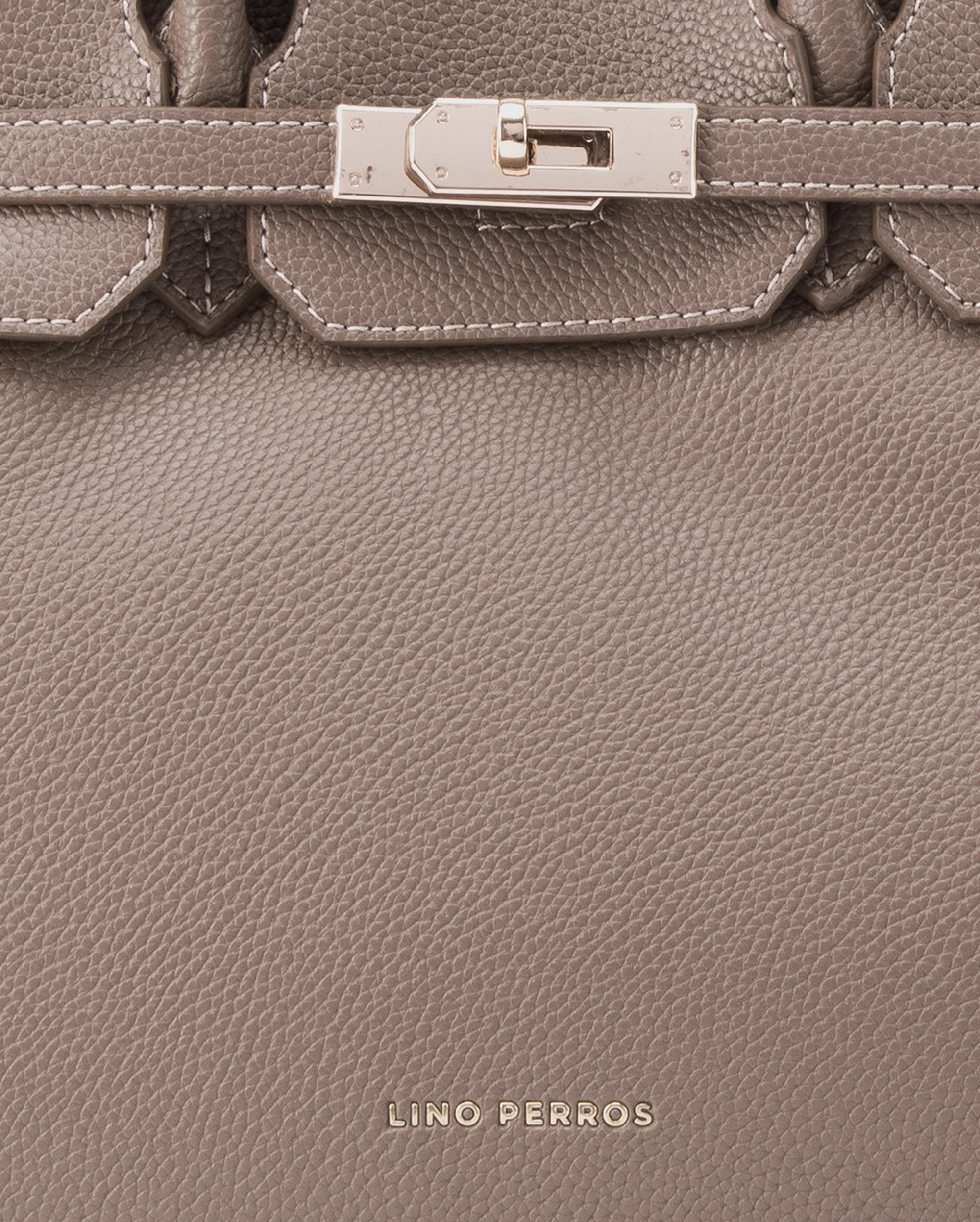 Avril Edith Taupe Satchel Bag