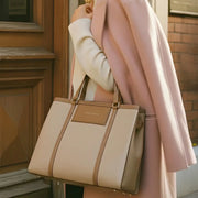 Monroe Cora Beige Tote Bag
