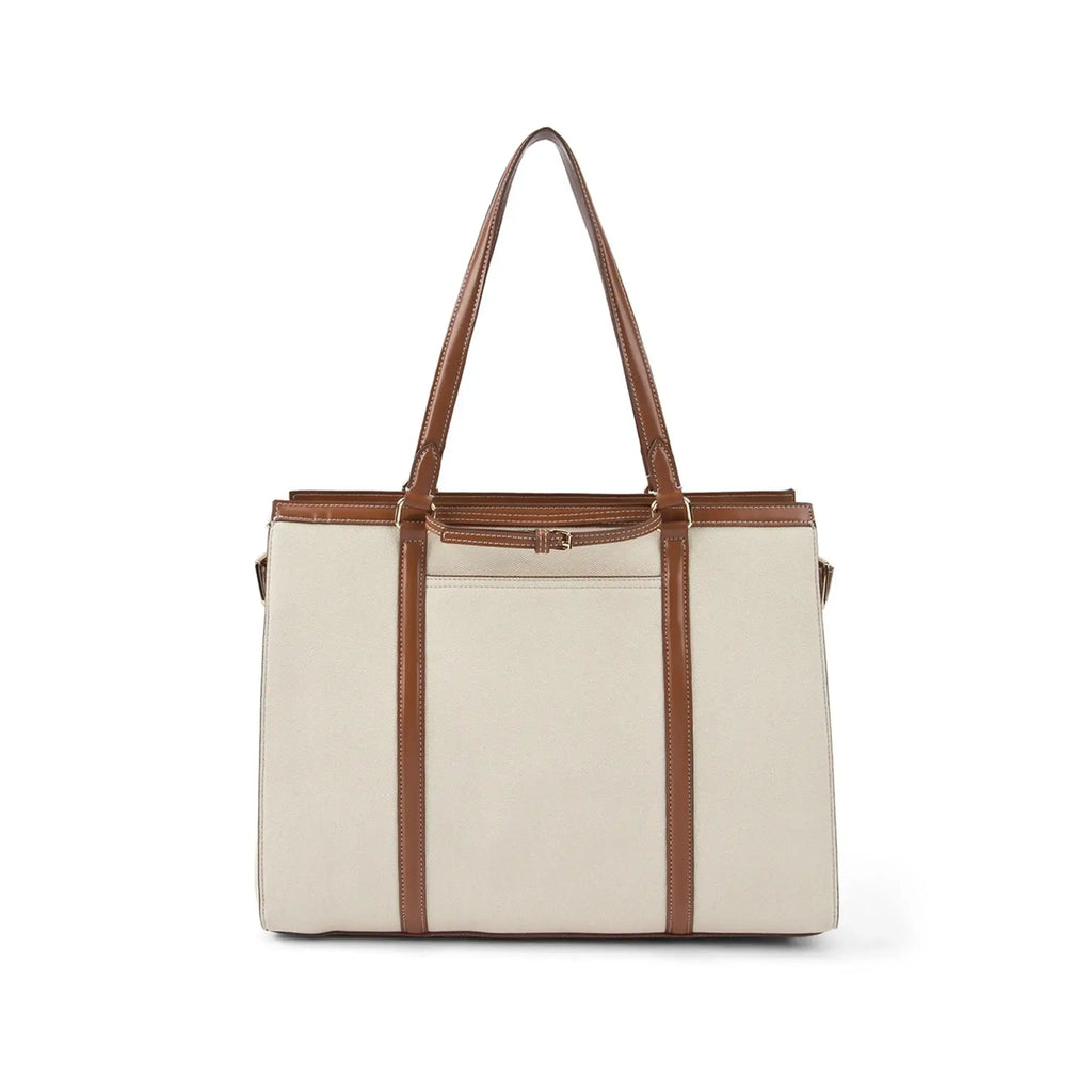 Monroe Cora Off-White Tote Bag - Lino Perros