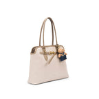Avril Ivory Beige Tote Bag - Lino Perros
