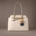 Avril Ivory Beige Tote Bag - Lino Perros
