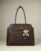 Avril Ivory Coffee Tote Bag - Lino Perros