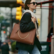 Monroe Grace Tan Tote Bag
