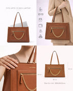 Monroe Grace Tan Tote Bag - Lino Perros