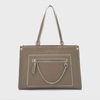 Monroe Grace Taupe Tote Bag - Lino Perros