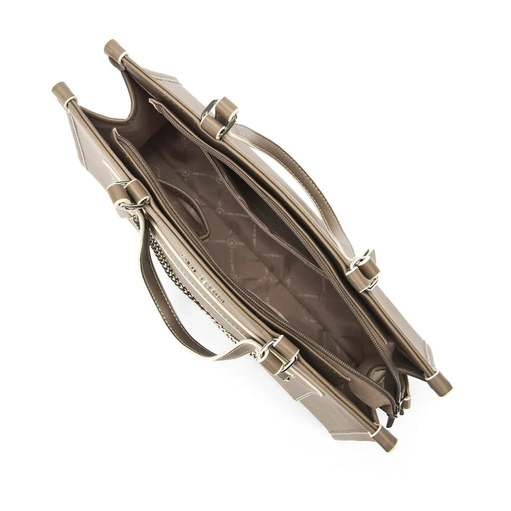 Monroe Grace Taupe Tote Bag - Lino Perros