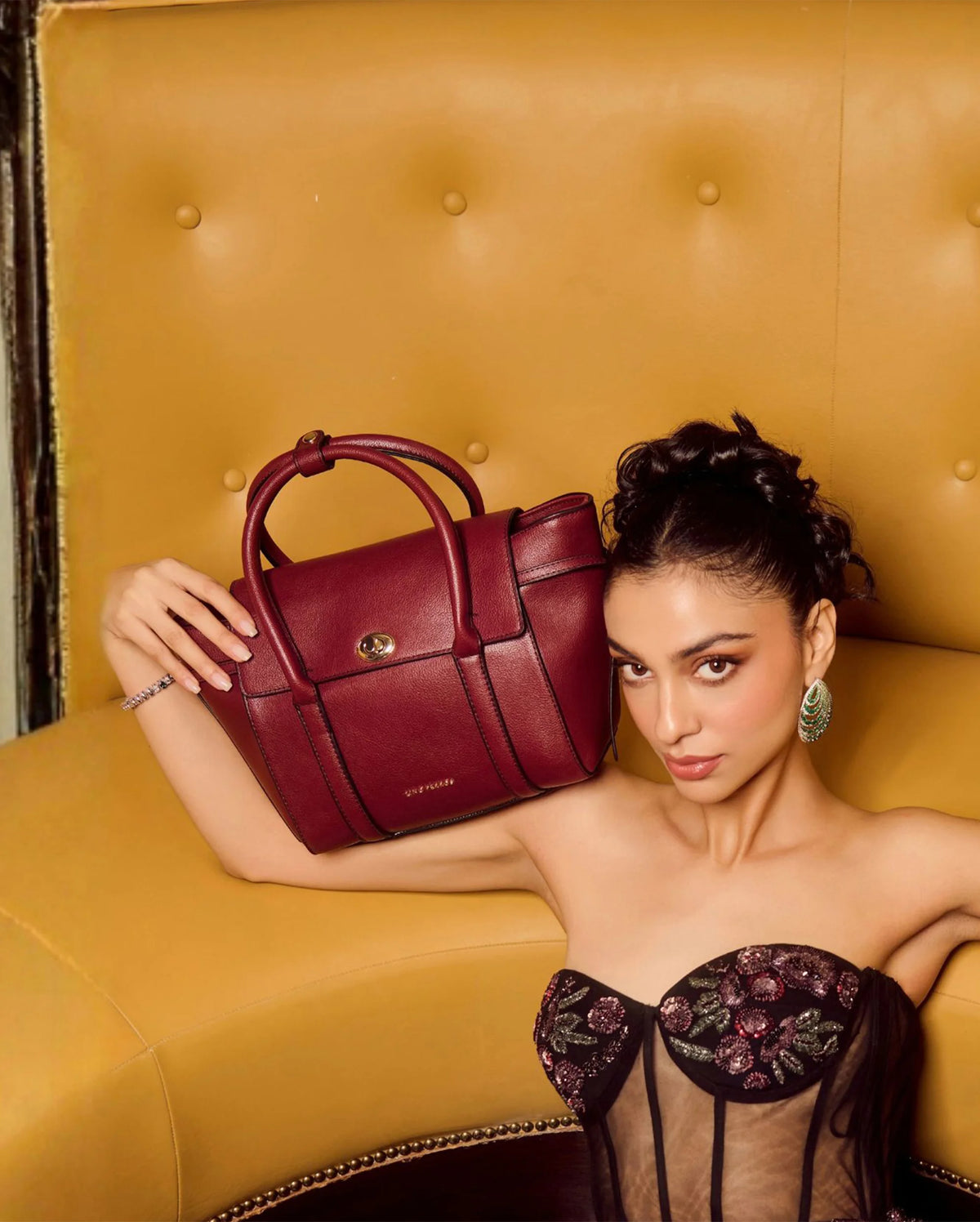 Ella Iris Cherry Satchel - Lino Perros