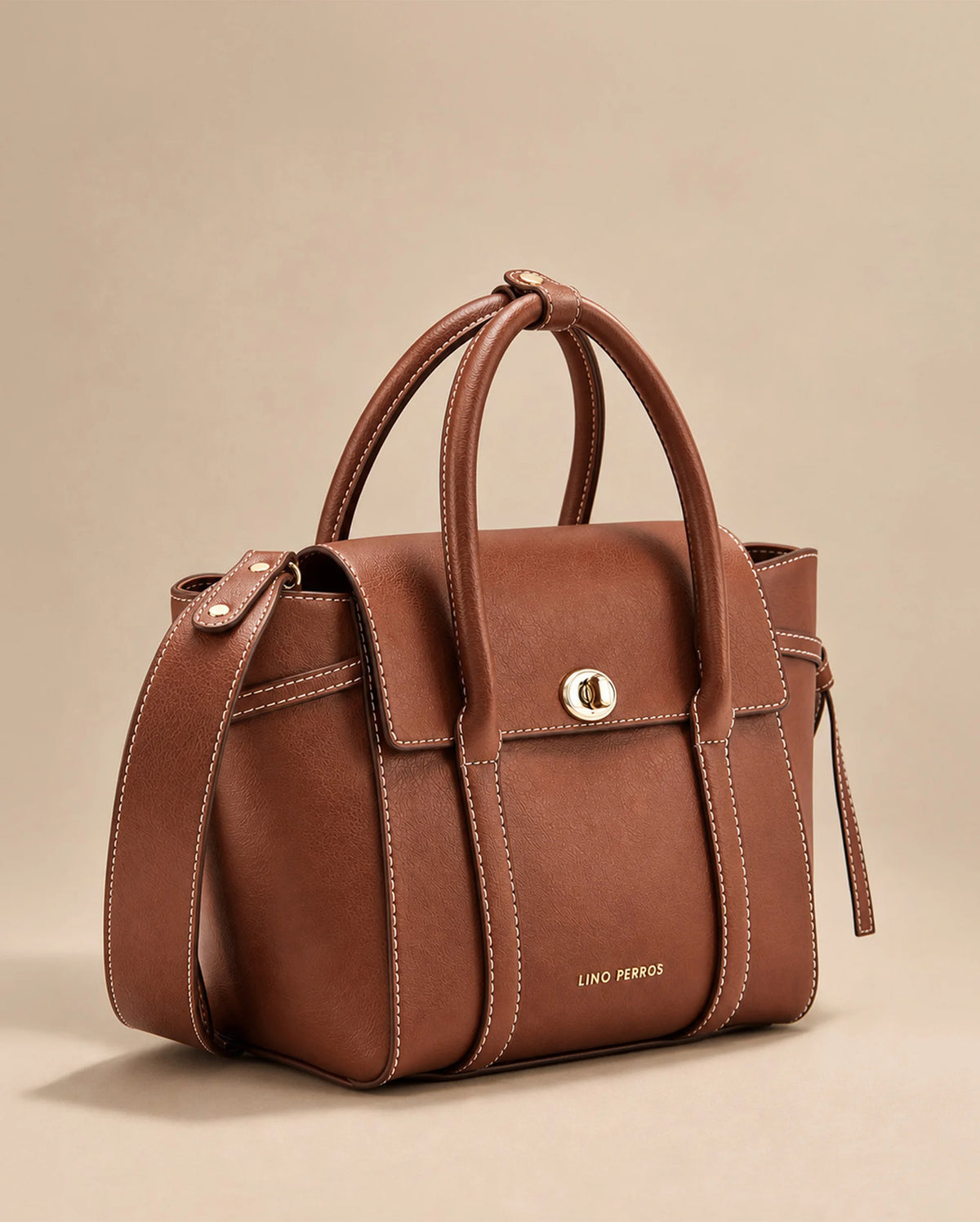 Ella Iris Tan Satchel - Lino Perros
