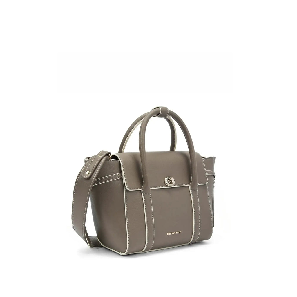 Ella Iris Taupe Satchel - Lino Perros