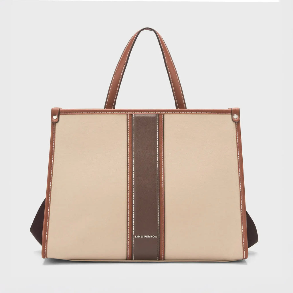 Monroe Mabel Beige Satchel - Lino Perros