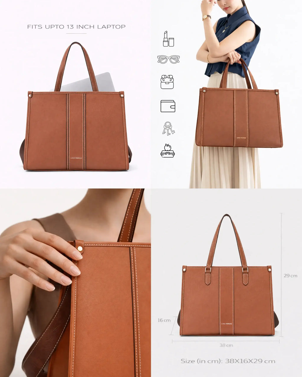 Monroe Mabel Tan Satchel - Lino Perros