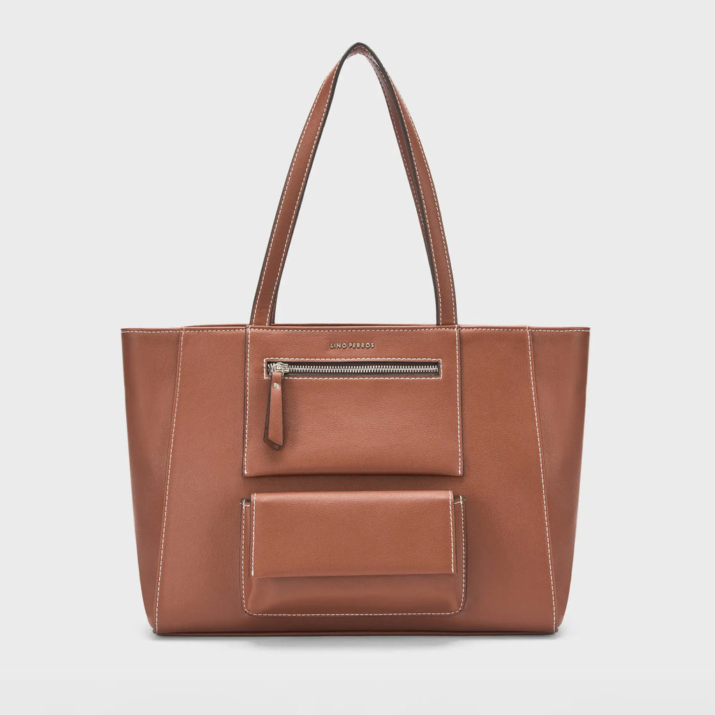 Avril Betty Tan Tote Bag - Lino Perros