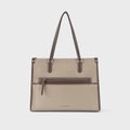 Monroe Elan Beige Tote Bag - Lino Perros
