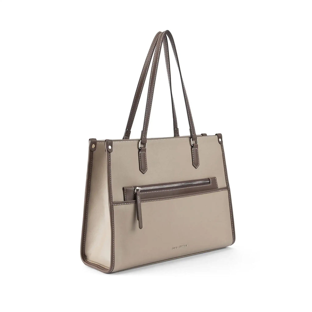 Monroe Elan Beige Tote Bag - Lino Perros