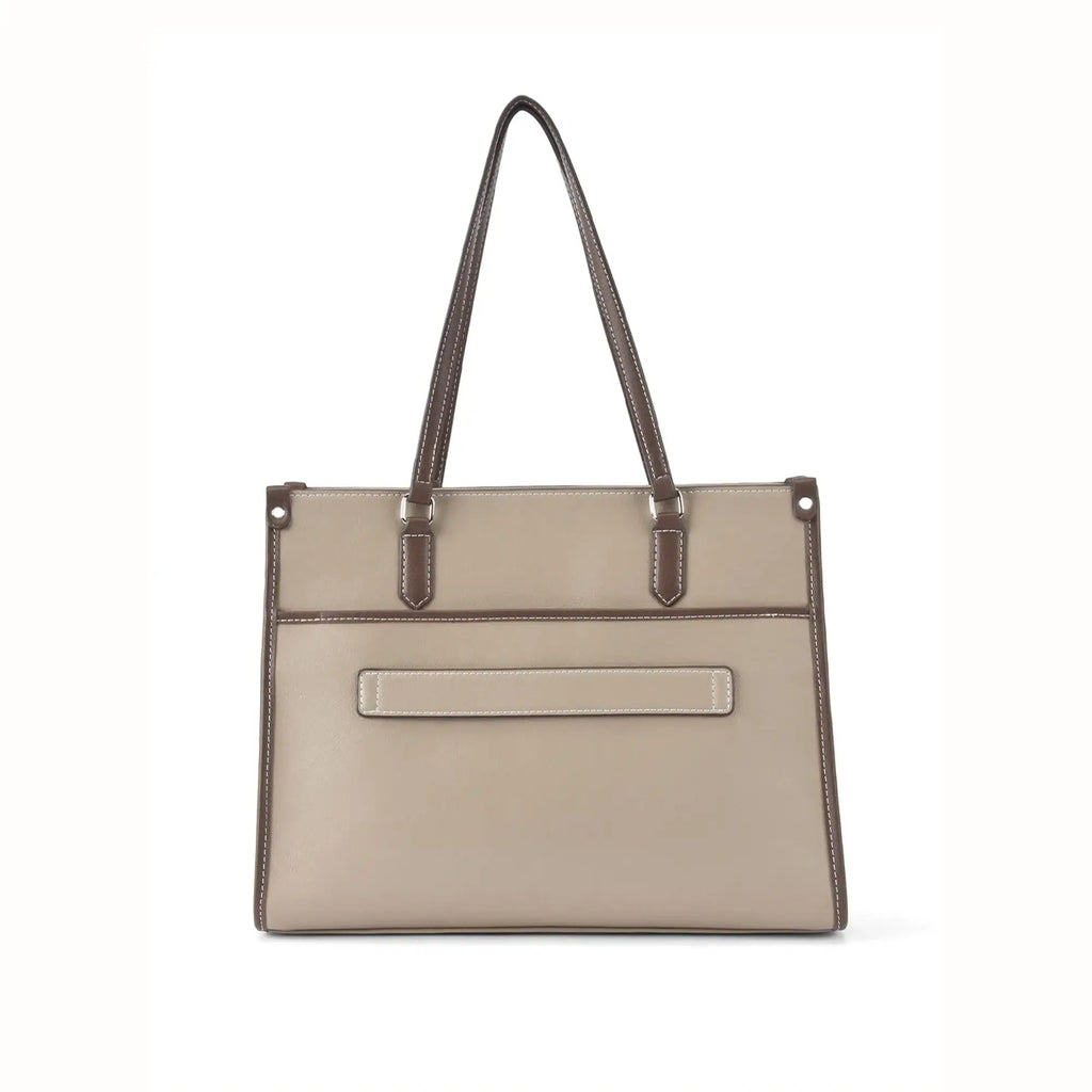 Monroe Elan Beige Tote Bag - Lino Perros