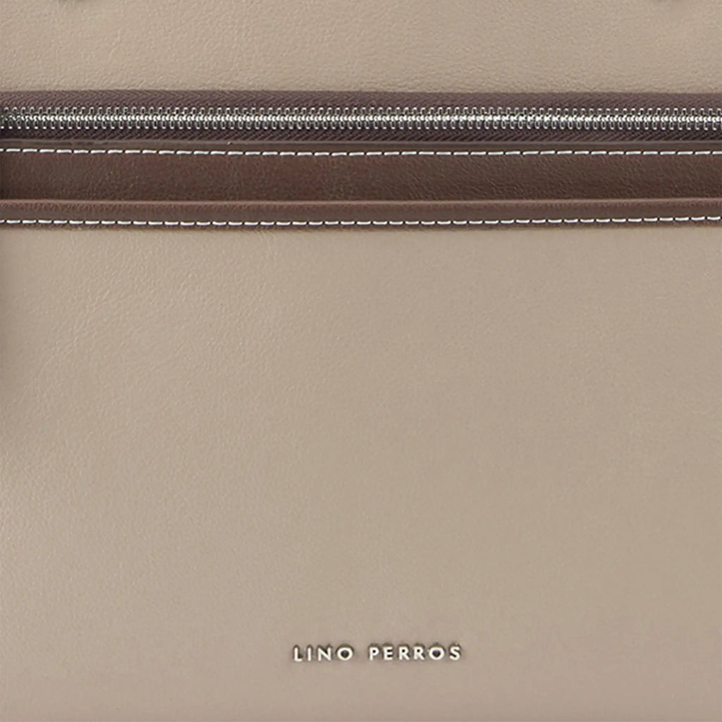 Monroe Elan Beige Tote Bag - Lino Perros