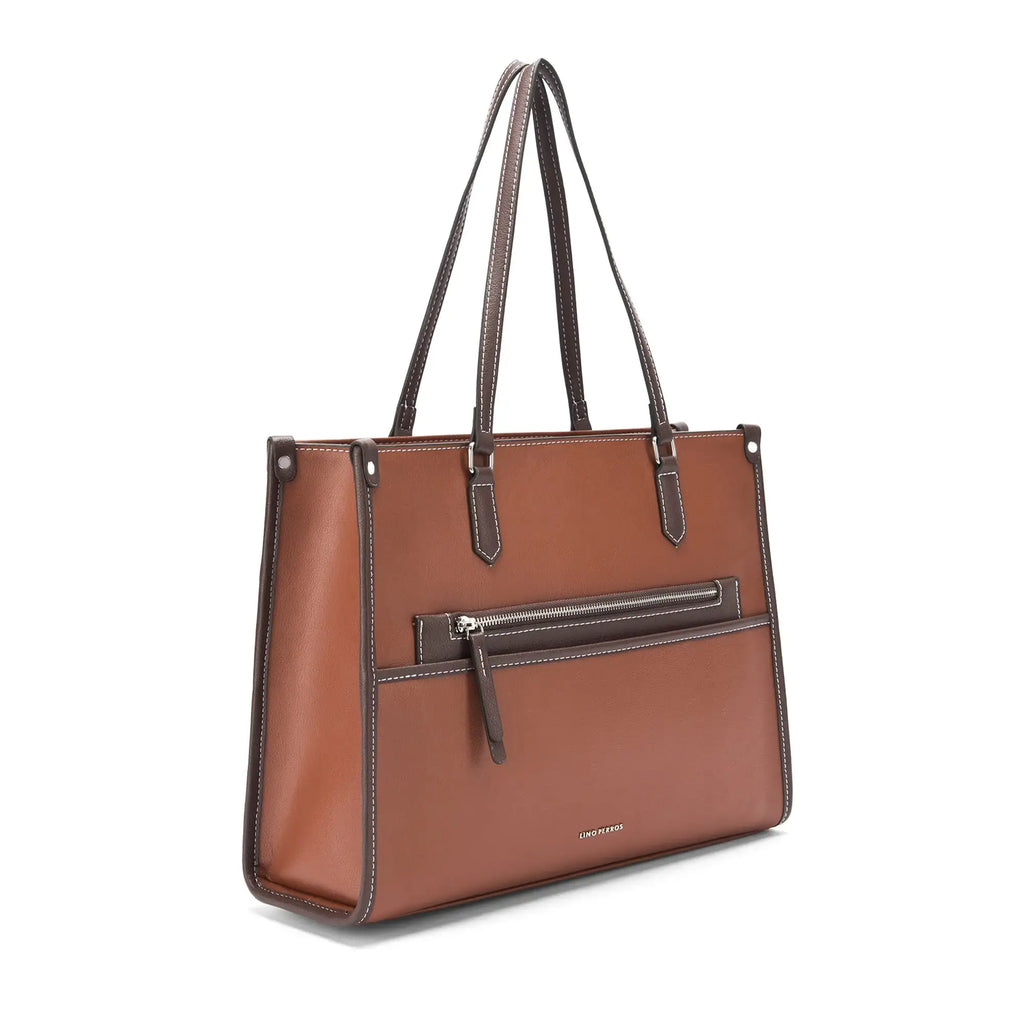 Monroe Elan Tan Tote Bag - Lino Perros
