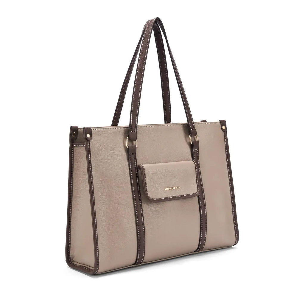 Monroe Joy Beige Tote Bag - Lino Perros