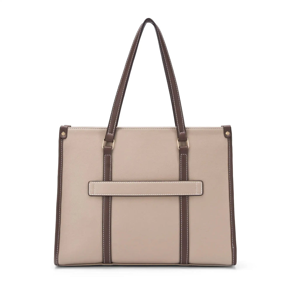 Monroe Joy Beige Tote Bag - Lino Perros