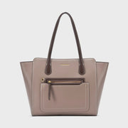 Monroe Eleanor Taupe Tote bag