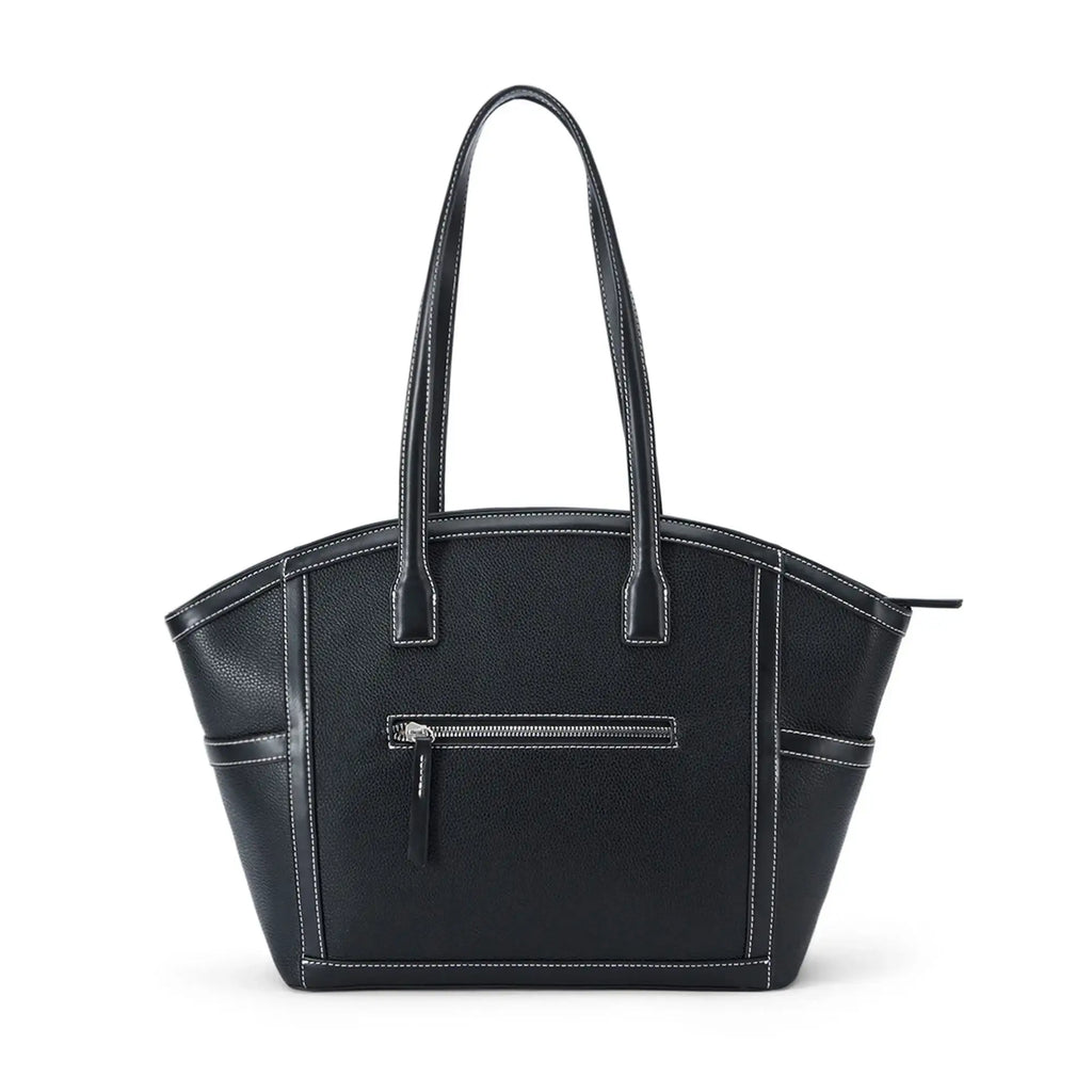 Monroe Viola Black Tote Bag - Lino Perros