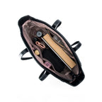 Monroe Viola Black Tote Bag - Lino Perros
