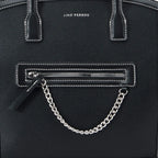 Monroe Viola Black Tote Bag - Lino Perros
