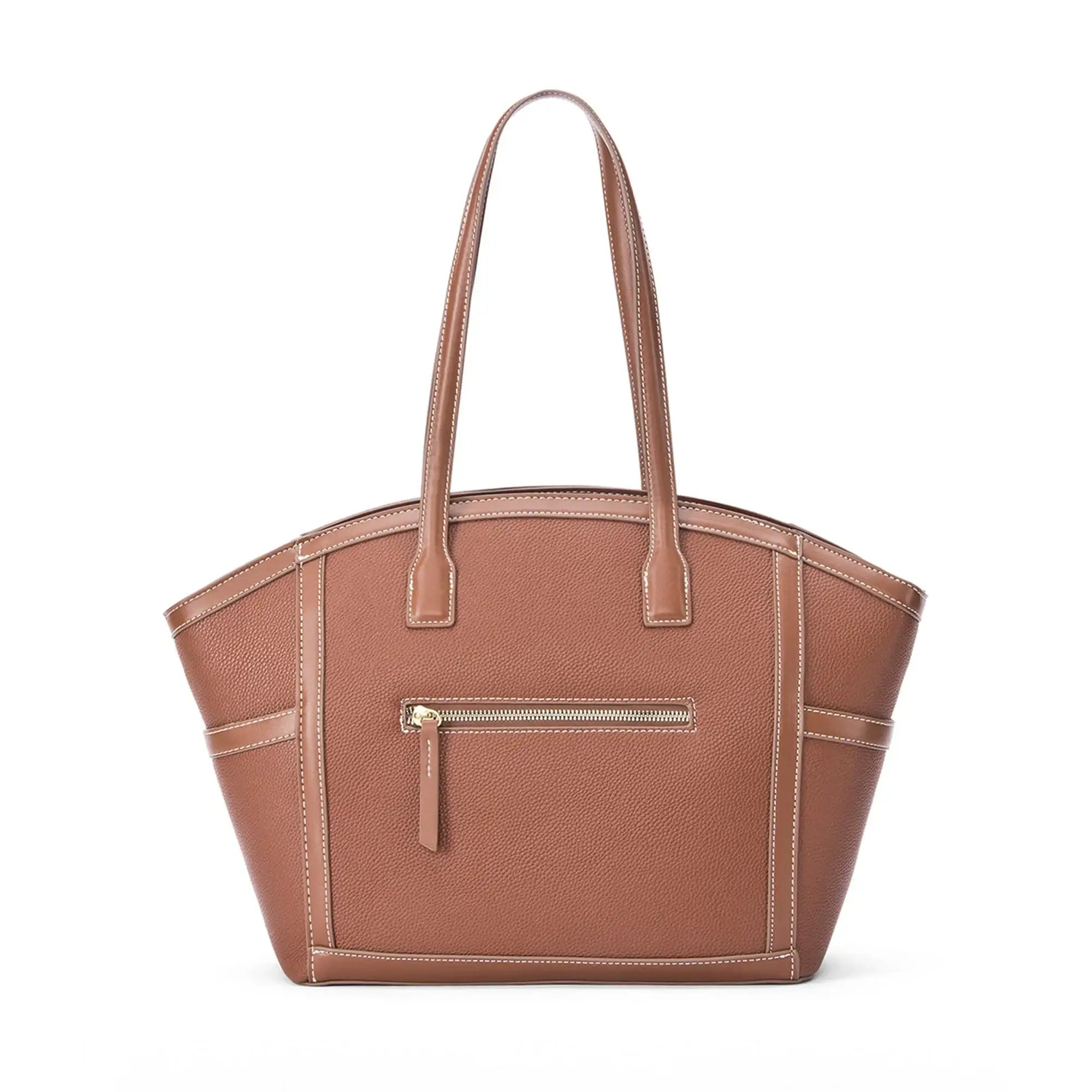 Monroe Viola Tan Tote Bag - Lino Perros