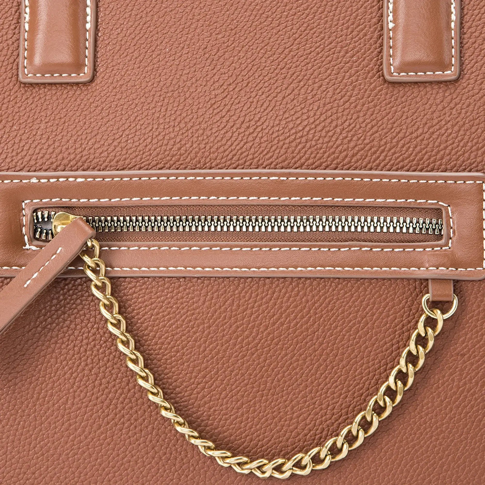 Monroe Viola Tan Tote Bag - Lino Perros