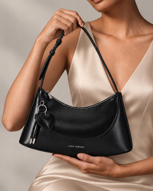 Avril Clara Black shoulder bag - Lino Perros