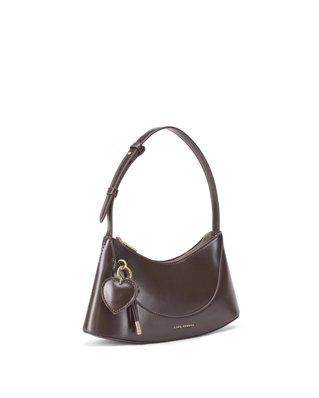Avril Clara Coffee Shoulder Bag - Lino Perros