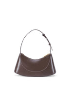 Avril Clara Coffee Shoulder Bag - Lino Perros