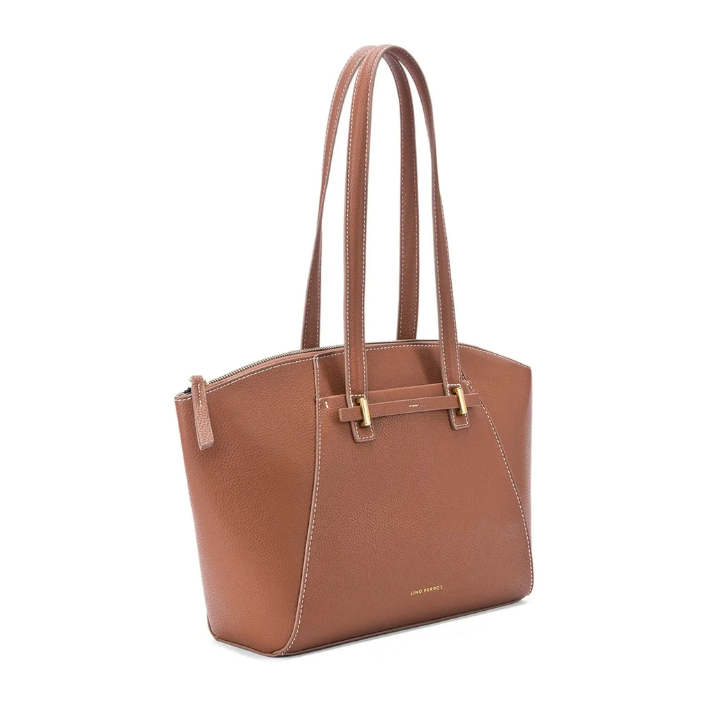 Avril Raya Brown Tote Bag - Lino Perros