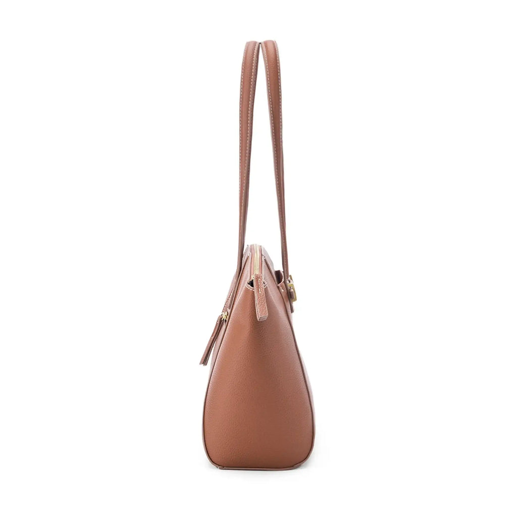 Avril Raya Brown Tote Bag - Lino Perros