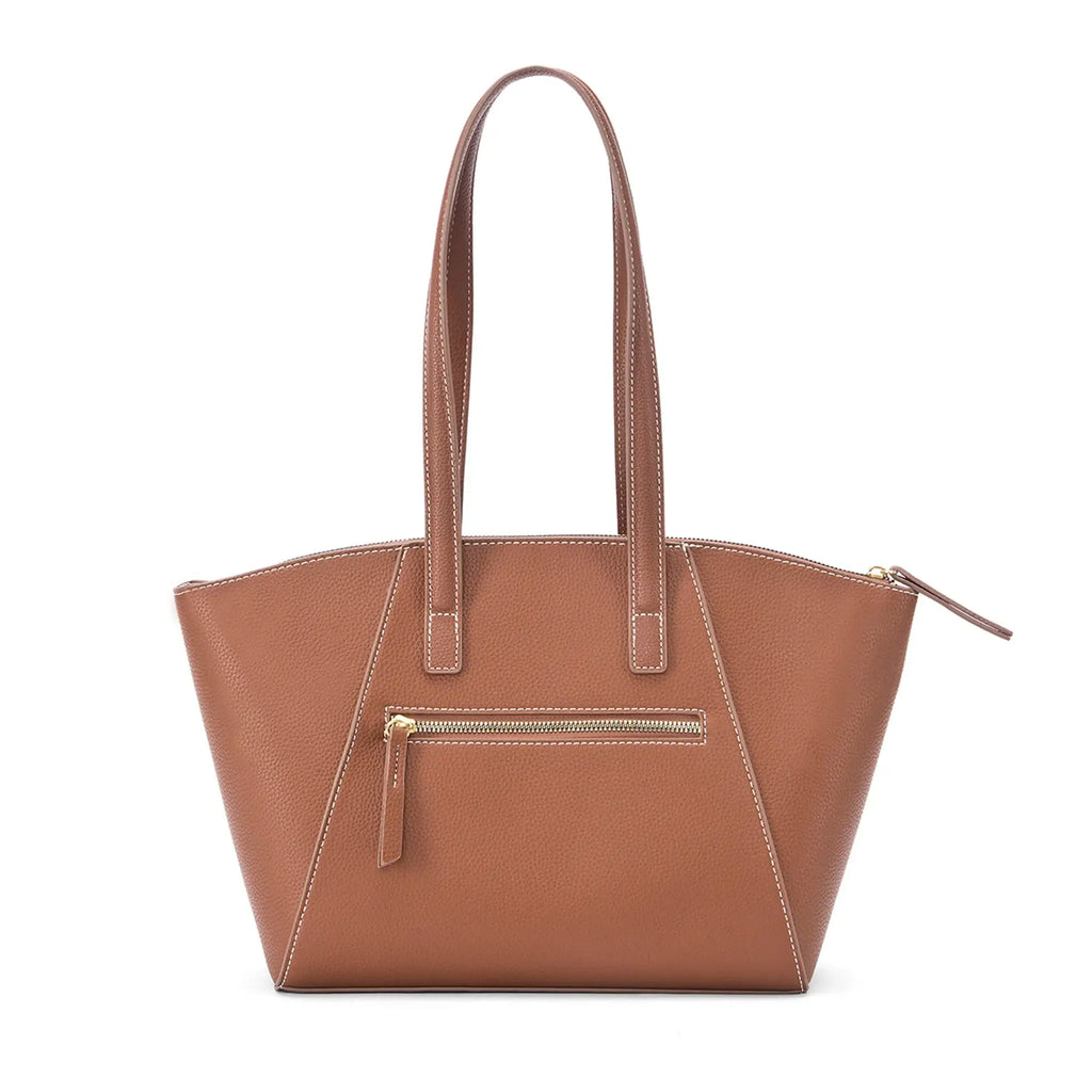 Avril Raya Brown Tote Bag - Lino Perros