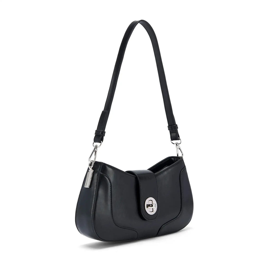 Monroe Solace Black Shoulder Bag - Lino Perros