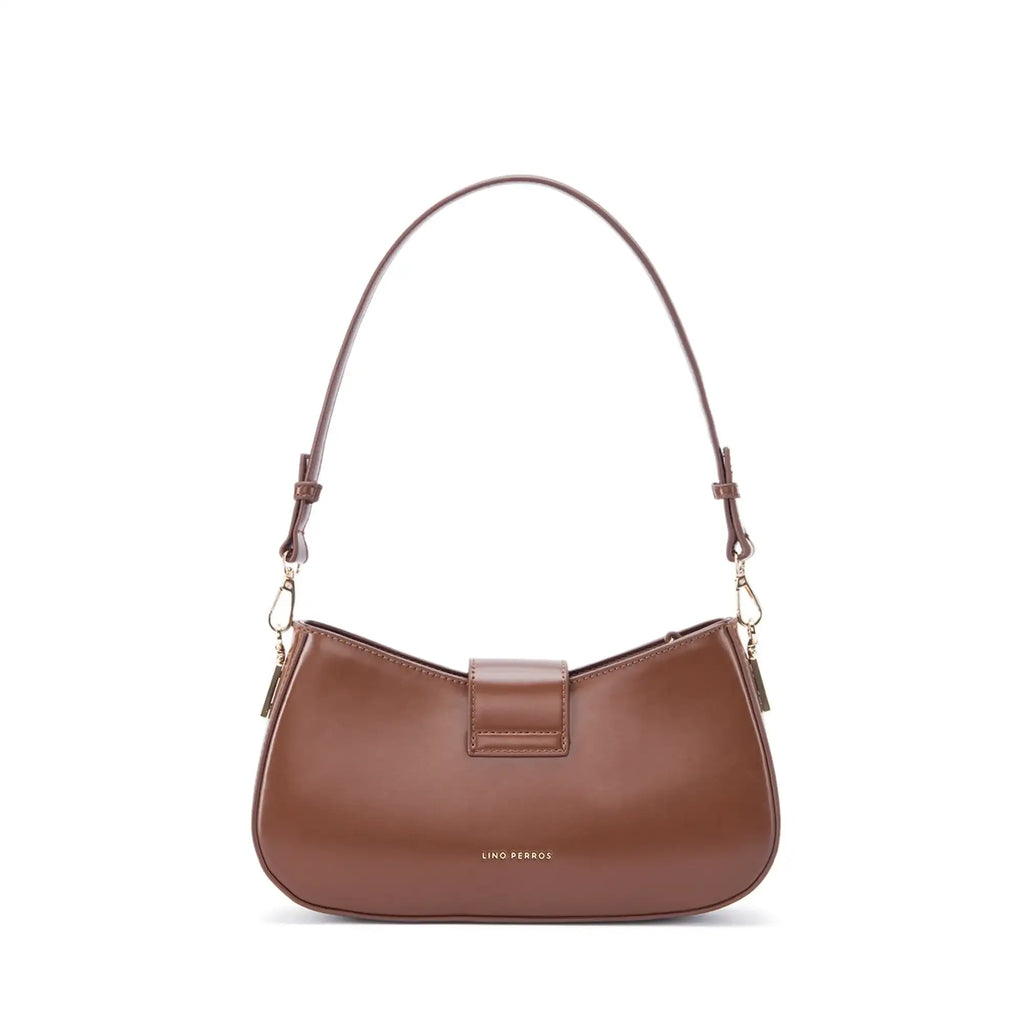 Monroe Solace Brown Shoulder Bag - Lino Perros